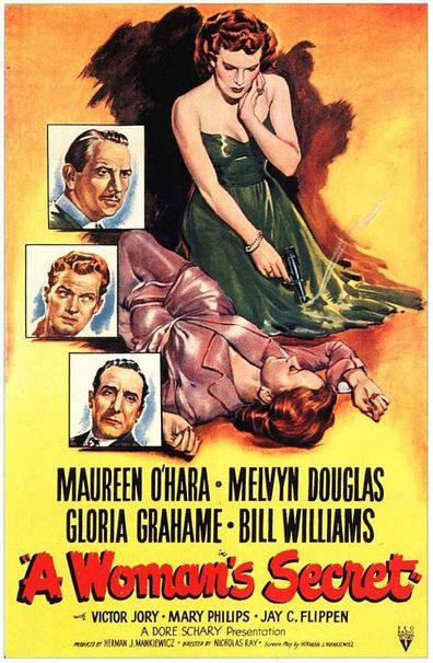 A Woman’s Secret (1949) Nicholas Ray, Maureen O’Hara, Melvyn Douglas, Gloria Grahame