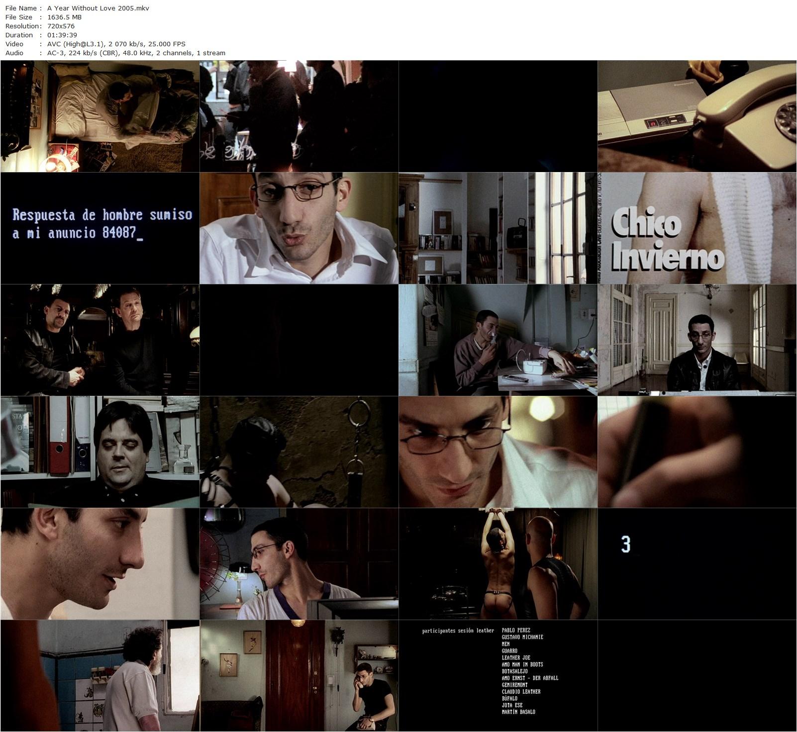 A Year Without Love AKA Un año sin amor (2005) Anahí Berneri, Juan Minujín, Mimí Ardú, Carlos Echevarría-poster