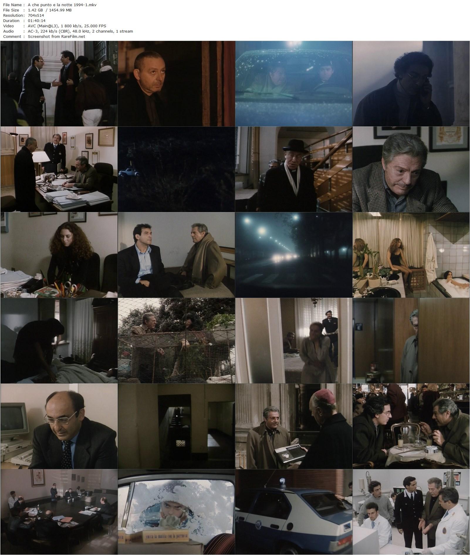 A che punto è la notte (1994) Nanni Loy, Marcello Mastroianni, Marie Laforêt, Yvonne Sciò-poster