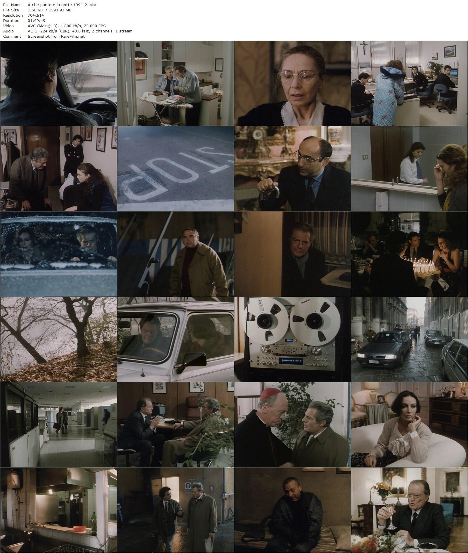 A che punto è la notte (1994) Nanni Loy, Marcello Mastroianni, Marie Laforêt, Yvonne Sciò-poster