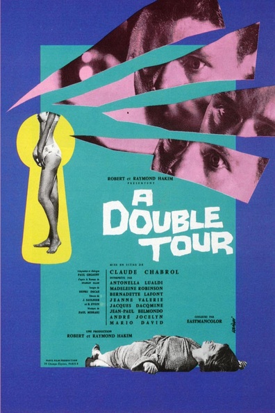 Leda / À double tour (1959) Claude Chabrol, Madeleine Robinson, Antonella Lualdi, Jean-Paul Belmondo