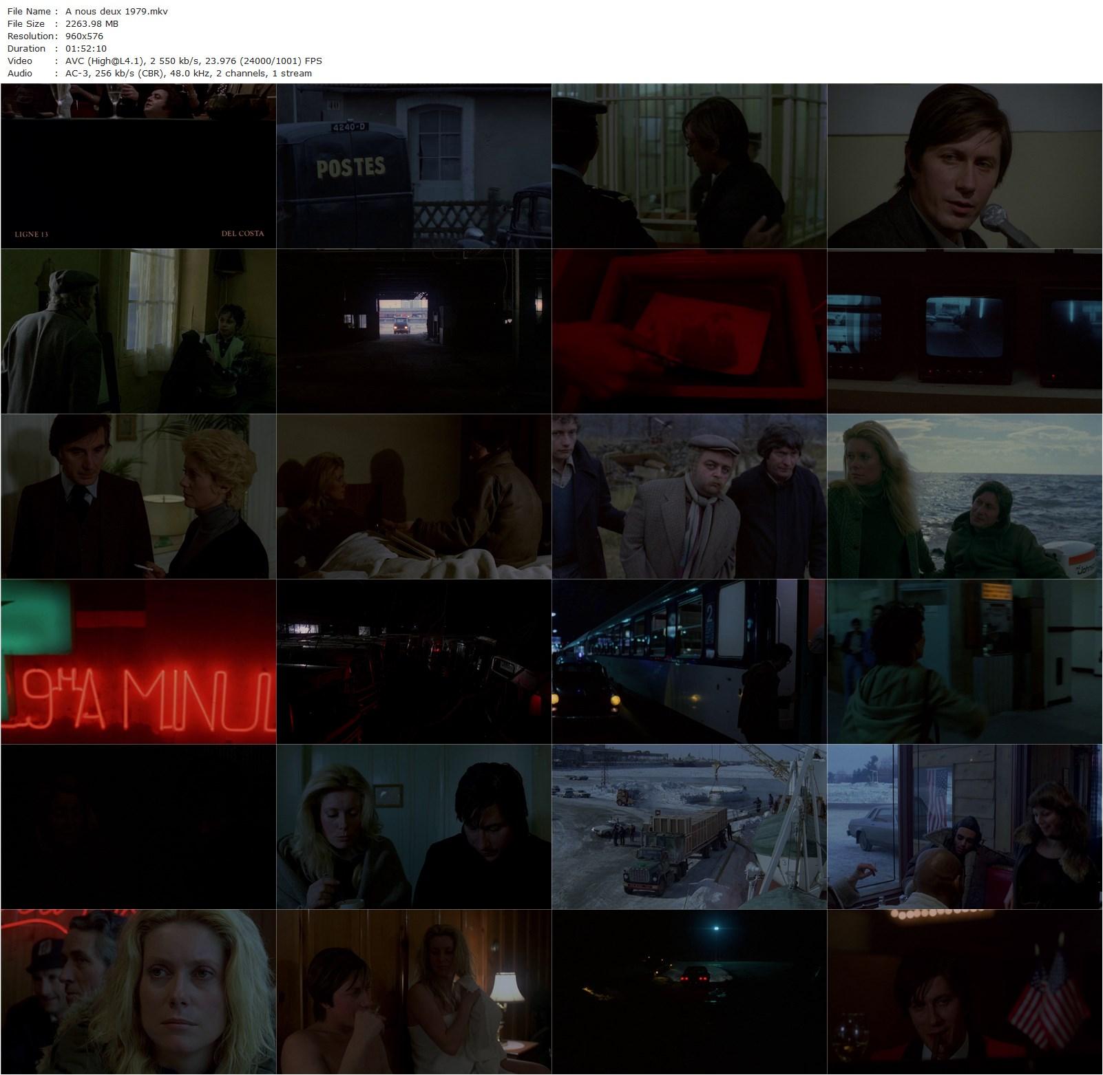 Us Two / À nous deux (1979) Claude Lelouch, Catherine Deneuve, Jacques Dutronc, Jacques Villeret-poster