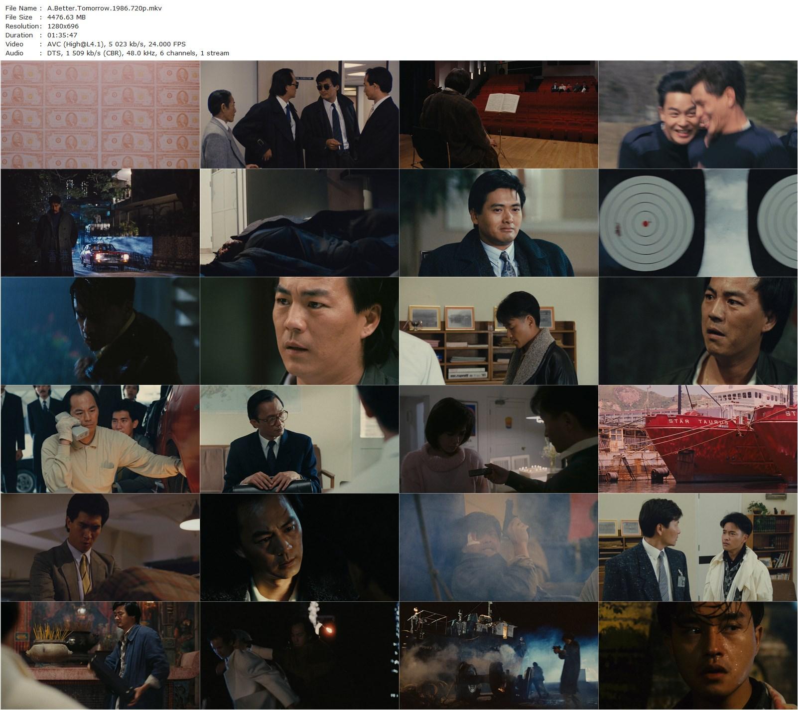 A Better Tomorrow AKA Ying hung boon sik (1986) John Woo, Lung Ti, Leslie Cheung, Yun-Fat Chow-poster