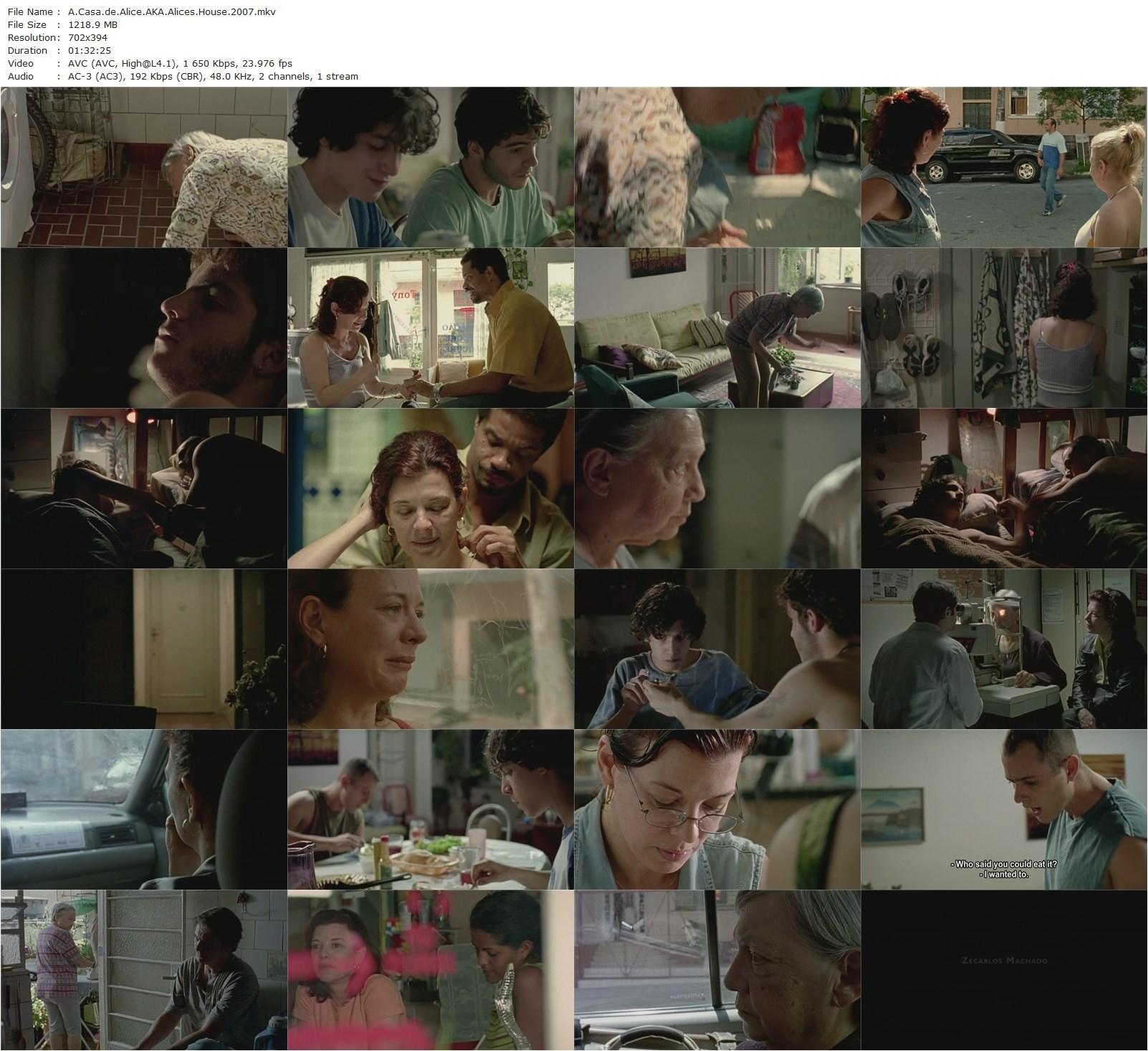 Alice’s House (2007) Chico Teixeira, Carla Ribas, Berta Zemel, Vinicius Zinn-poster