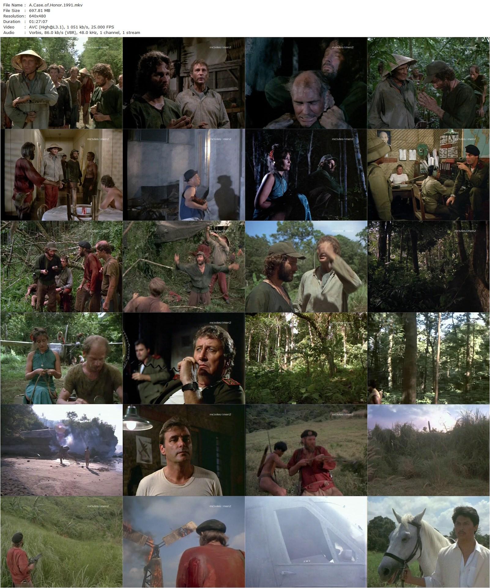 A Case of Honor (1989) Eddie Romero, Timothy Bottoms, John Phillip Law, Candy Raymond-poster