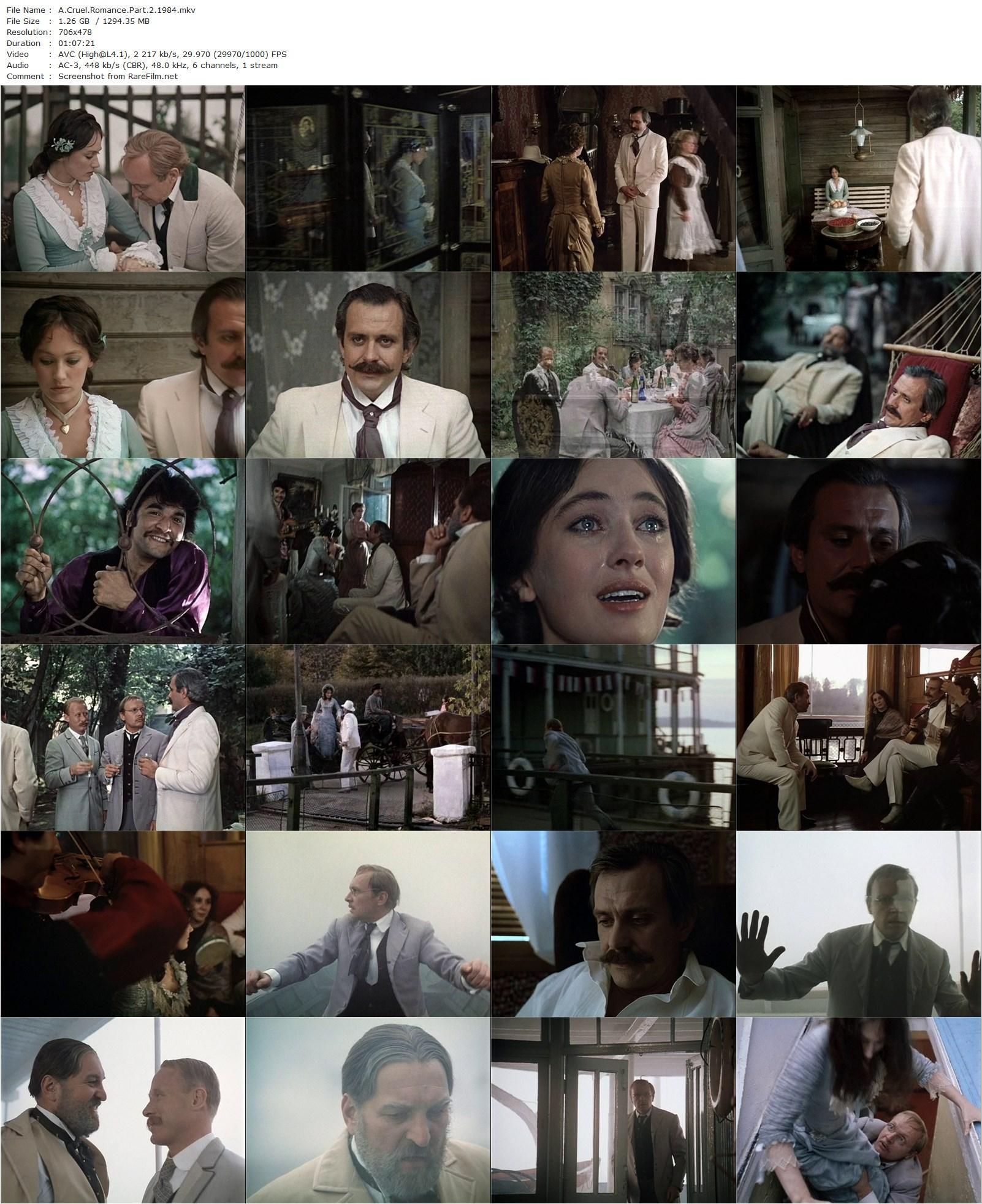 A Cruel Romance / Zhestokiy romans (1984) Eldar Ryazanov, Alisa Freyndlikh, Larisa Guzeeva, Nikita Mikhalkov-poster