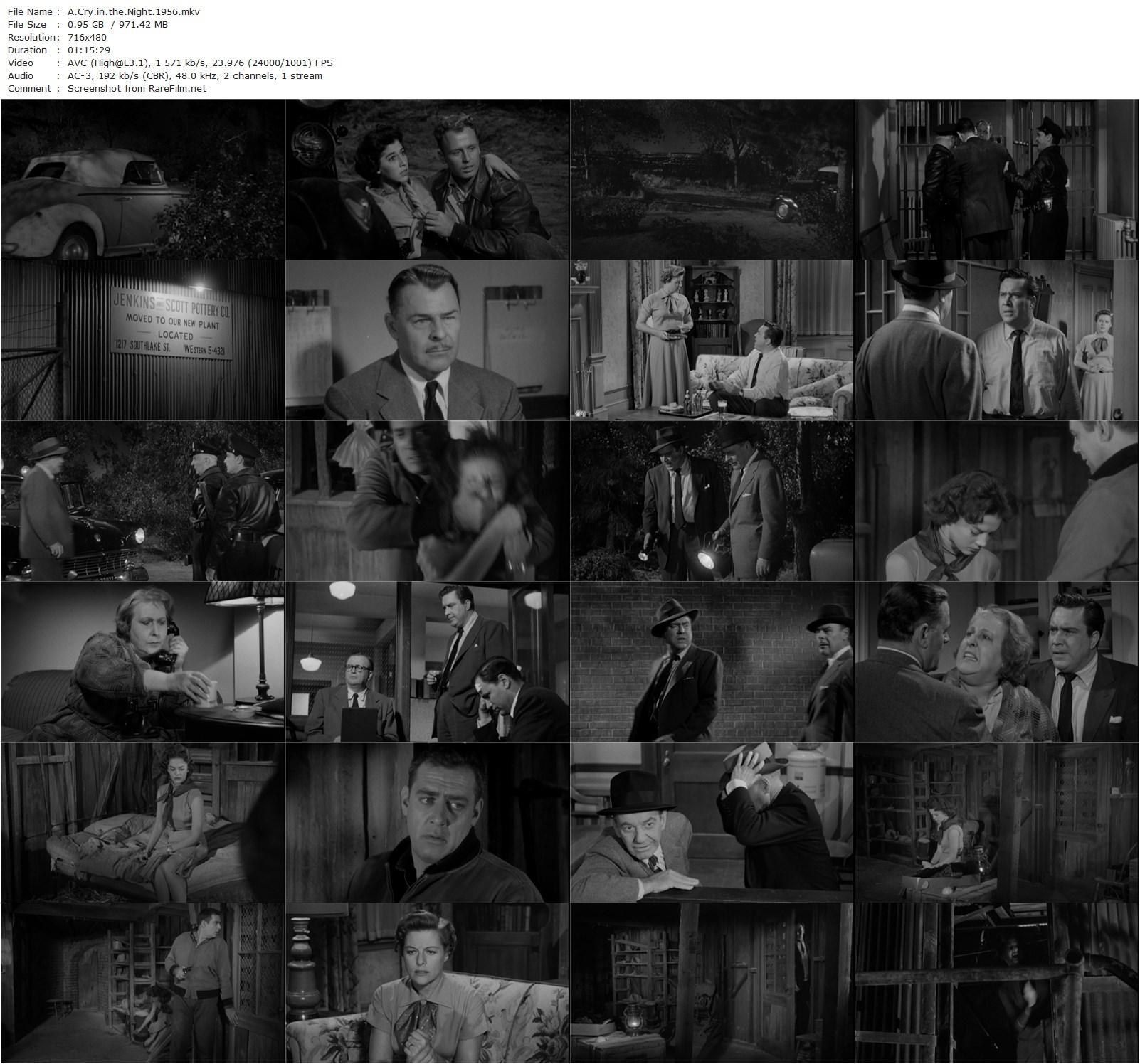 A Cry in the Night (1956) Frank Tuttle-poster