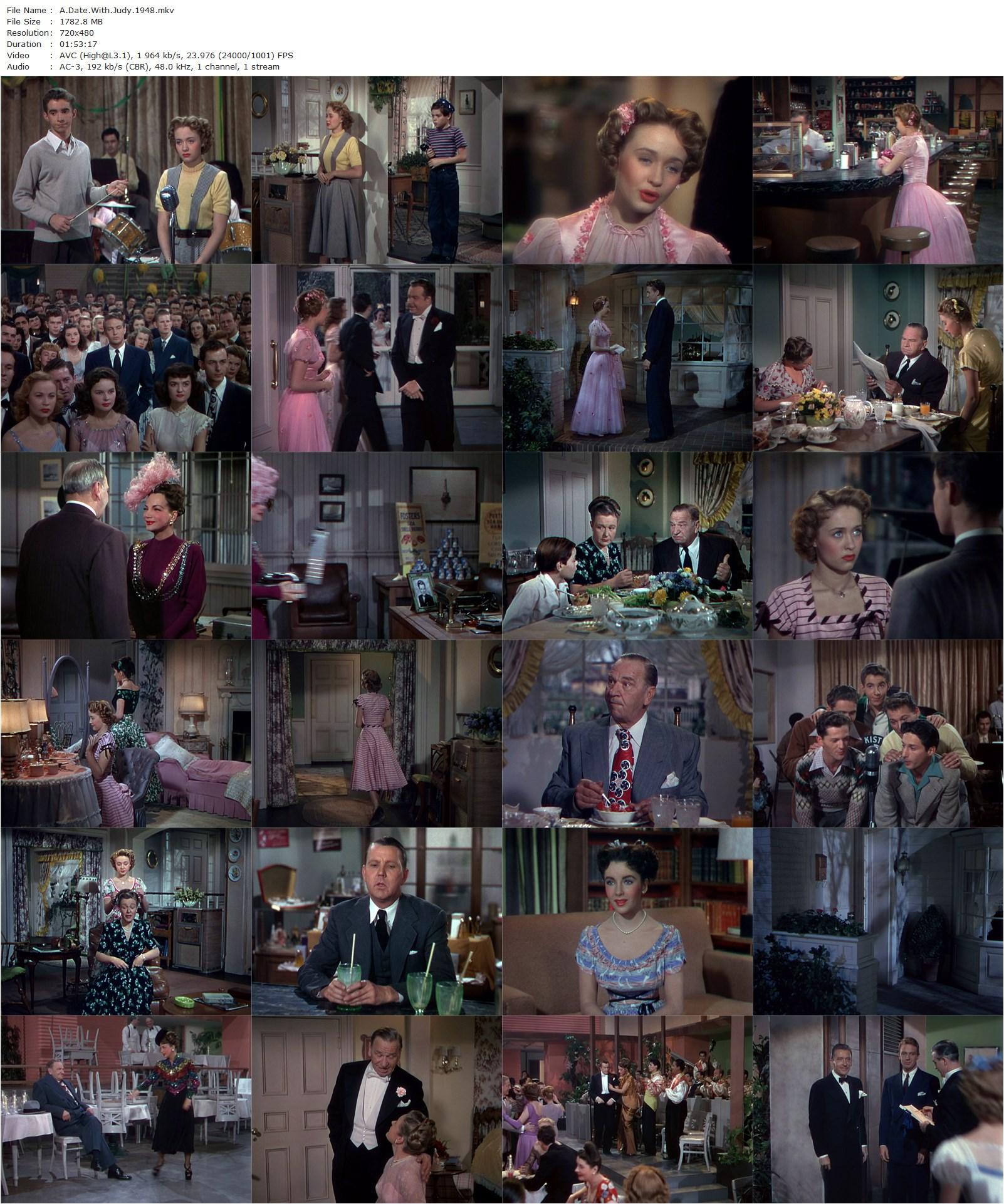 A Date with Judy (1948) Richard Thorpe, Wallace Beery, Jane Powell, Elizabeth Taylor-poster