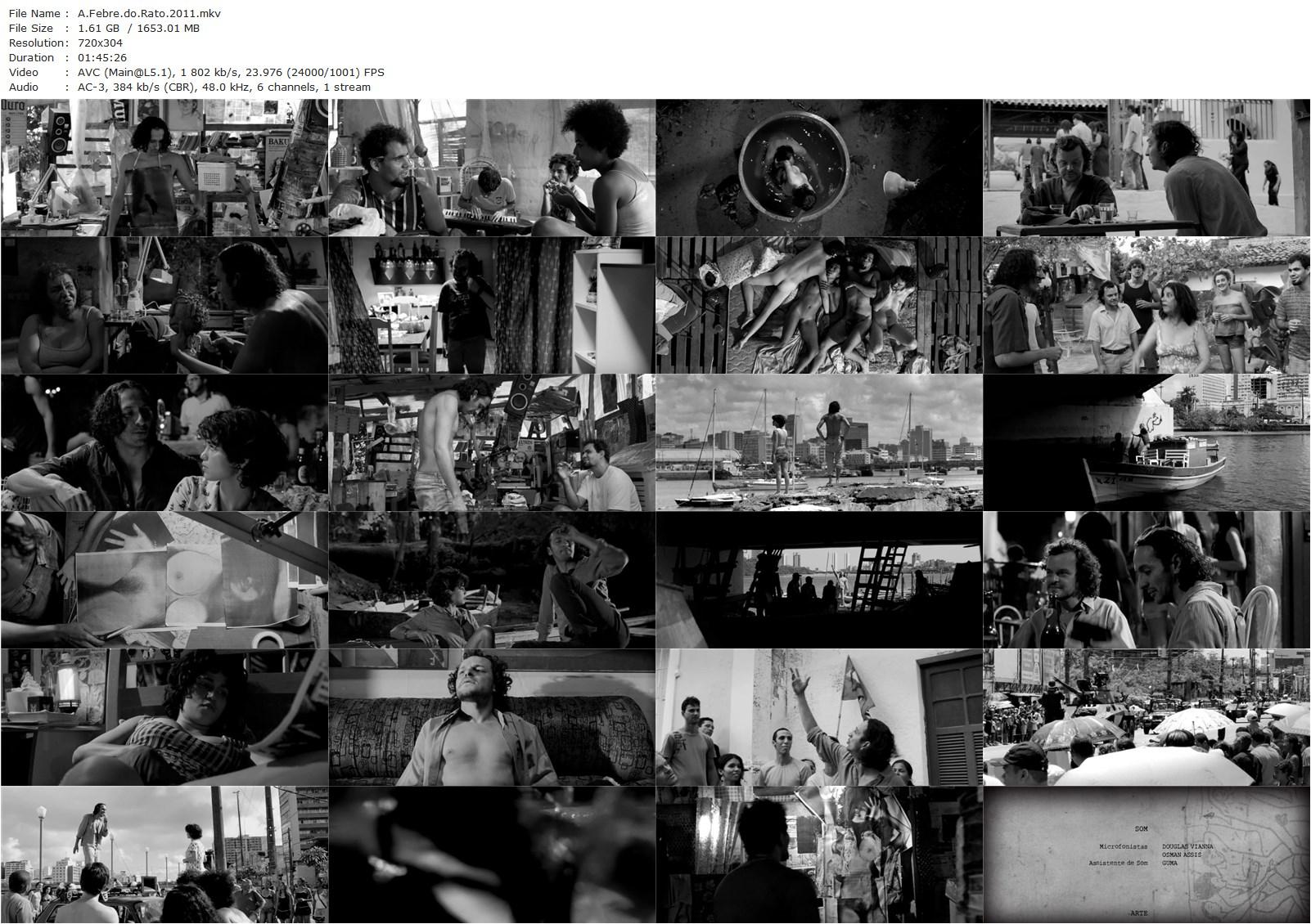 Rat Fever AKA A Febre do Rato (2011) Cláudio Assis, Irandhir Santos, Juliano Cazarré, Matheus Nachtergaele-poster