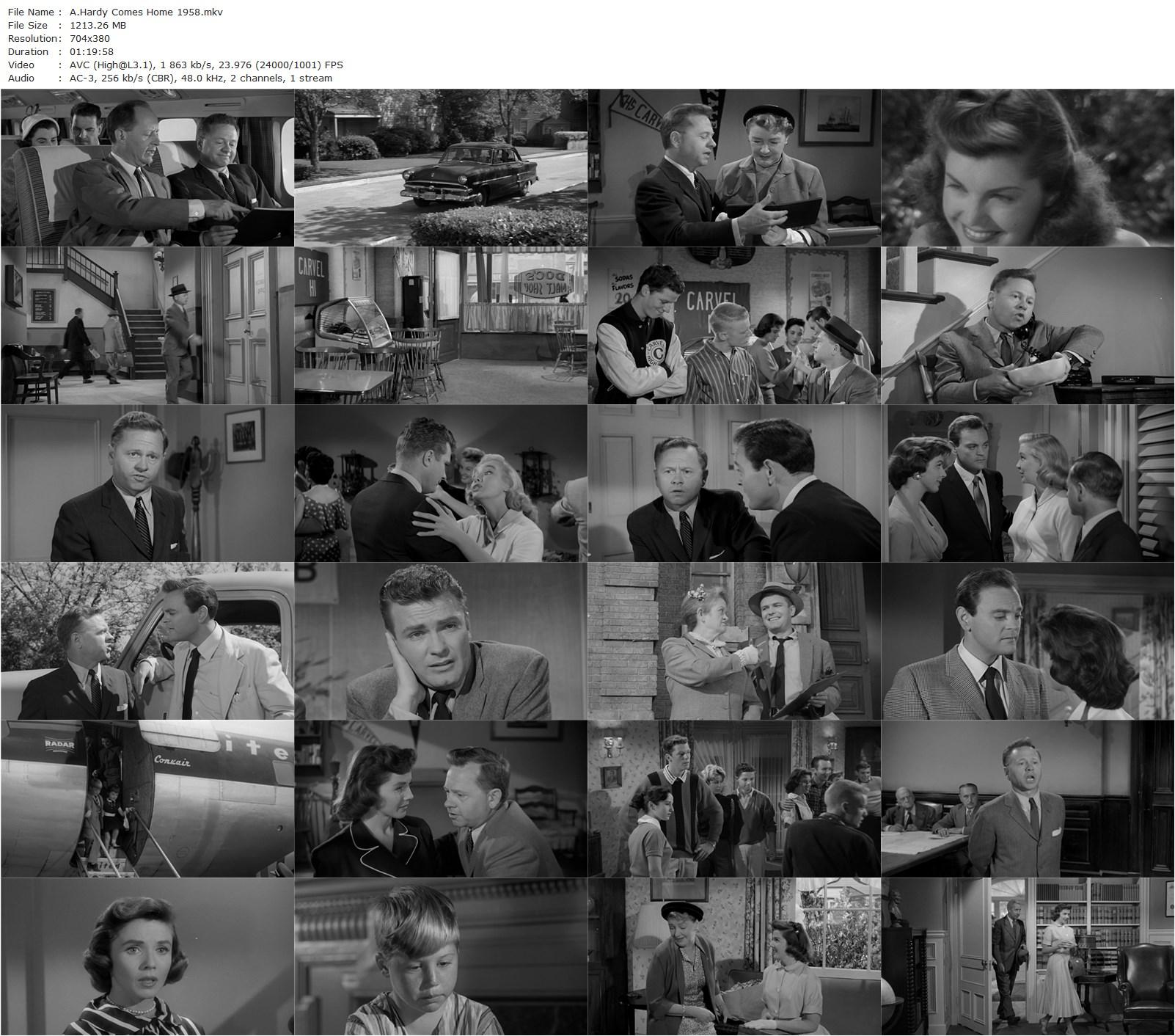 Andy Hardy Comes Home (1958) Howard W. Koch, Mickey Rooney, Patricia Breslin, Fay Holden-poster