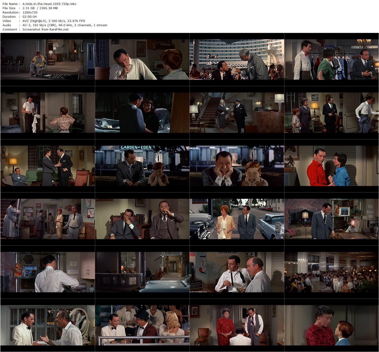 A Hole in the Head (1959) Frank Capra, Frank Sinatra, Edward G. Robinson, Eleanor Parker-poster