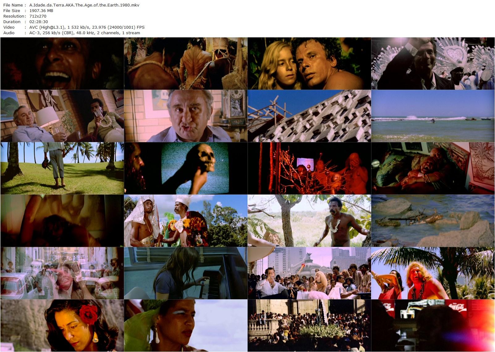 The Age of the Earth AKA A Idade da Terra (1980) Glauber Rocha, Maurício do Valle, Jece Valadão, Antonio Pitanga-poster