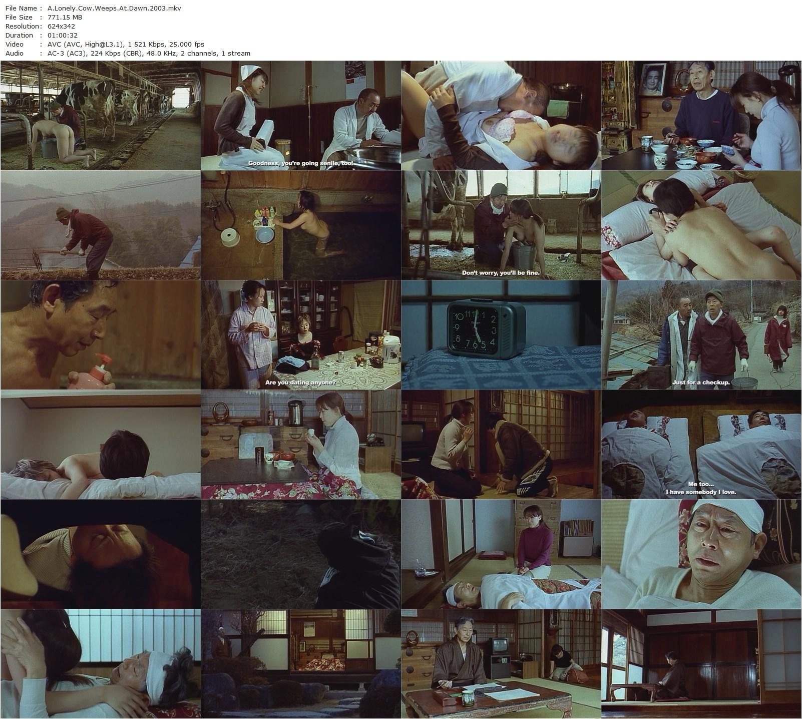 A Lonely Cow Weeps at Dawn (2003) Daisuke Gotô, Hôryû Nakamura, Ryôko Asagi, Yumeka Sasaki-poster