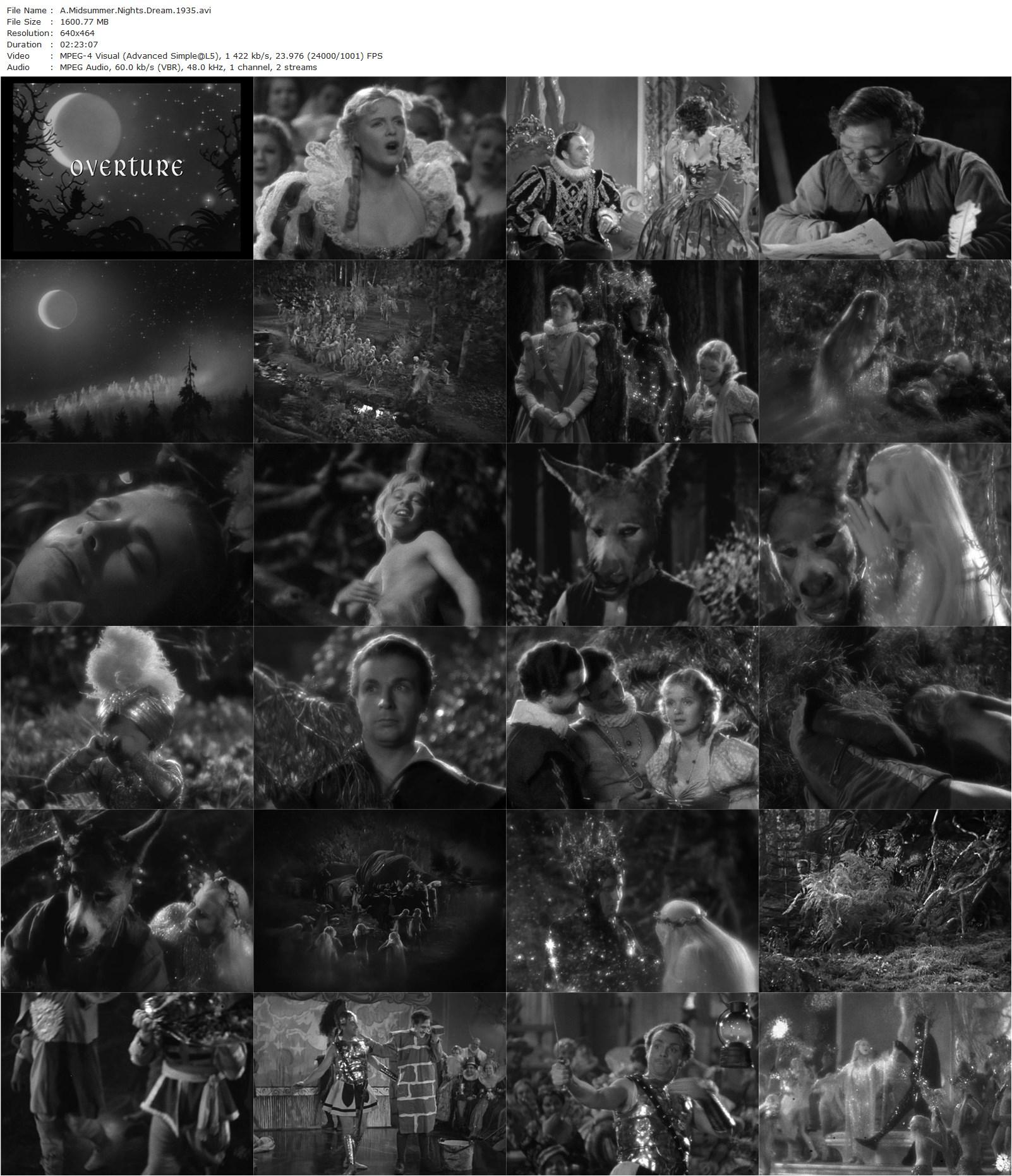 A Midsummer Night’s Dream (1935) William Dieterle, Max Reinhardt, James Cagney, Dick Powell, Ian Hunter-poster