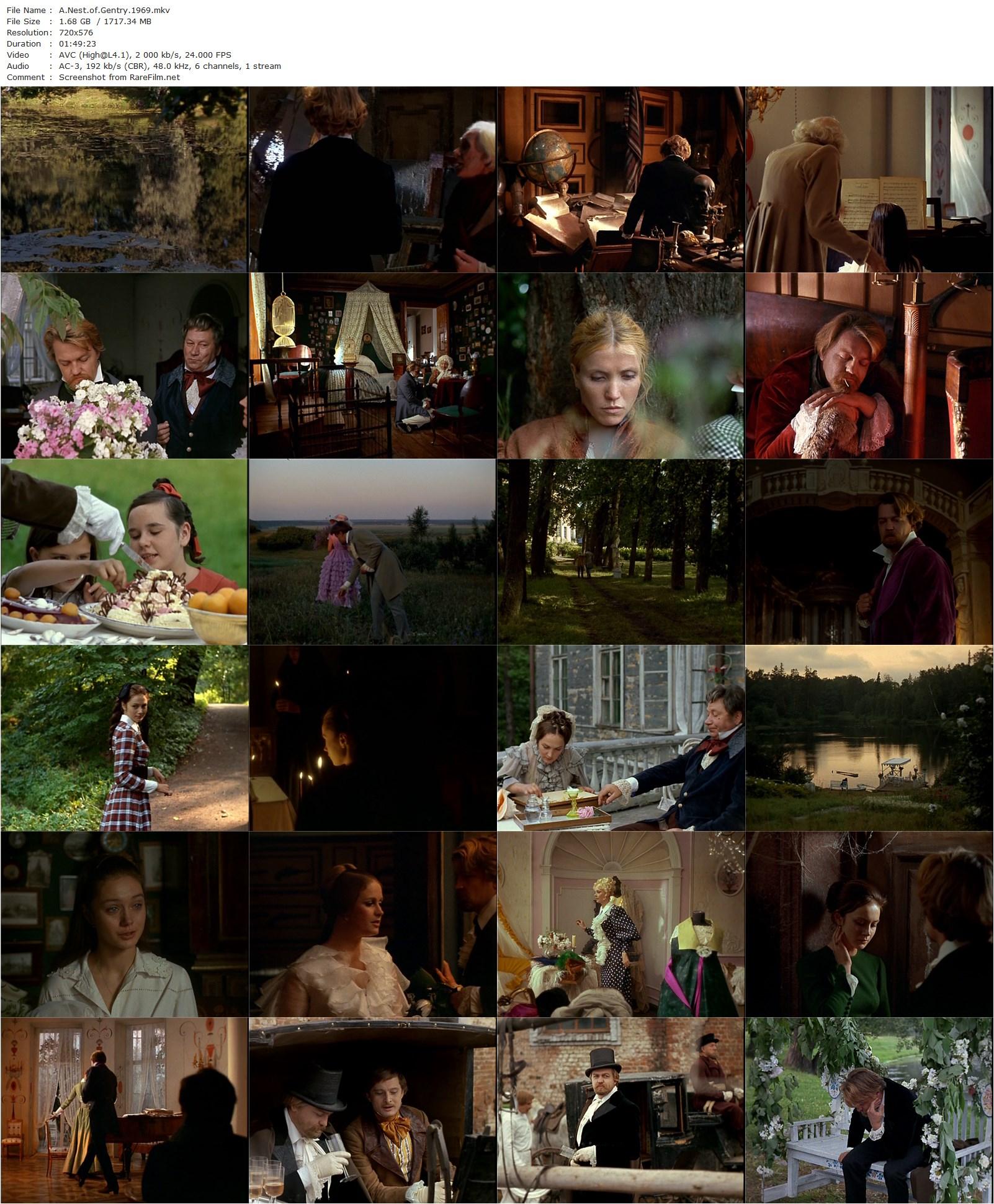 A Nest of Gentry / Dvoryanskoe gnezdo (1969) Andrey Konchalovskiy, Irina Kupchenko, Leonid Kulagin, Beata Tyszkiewicz-poster