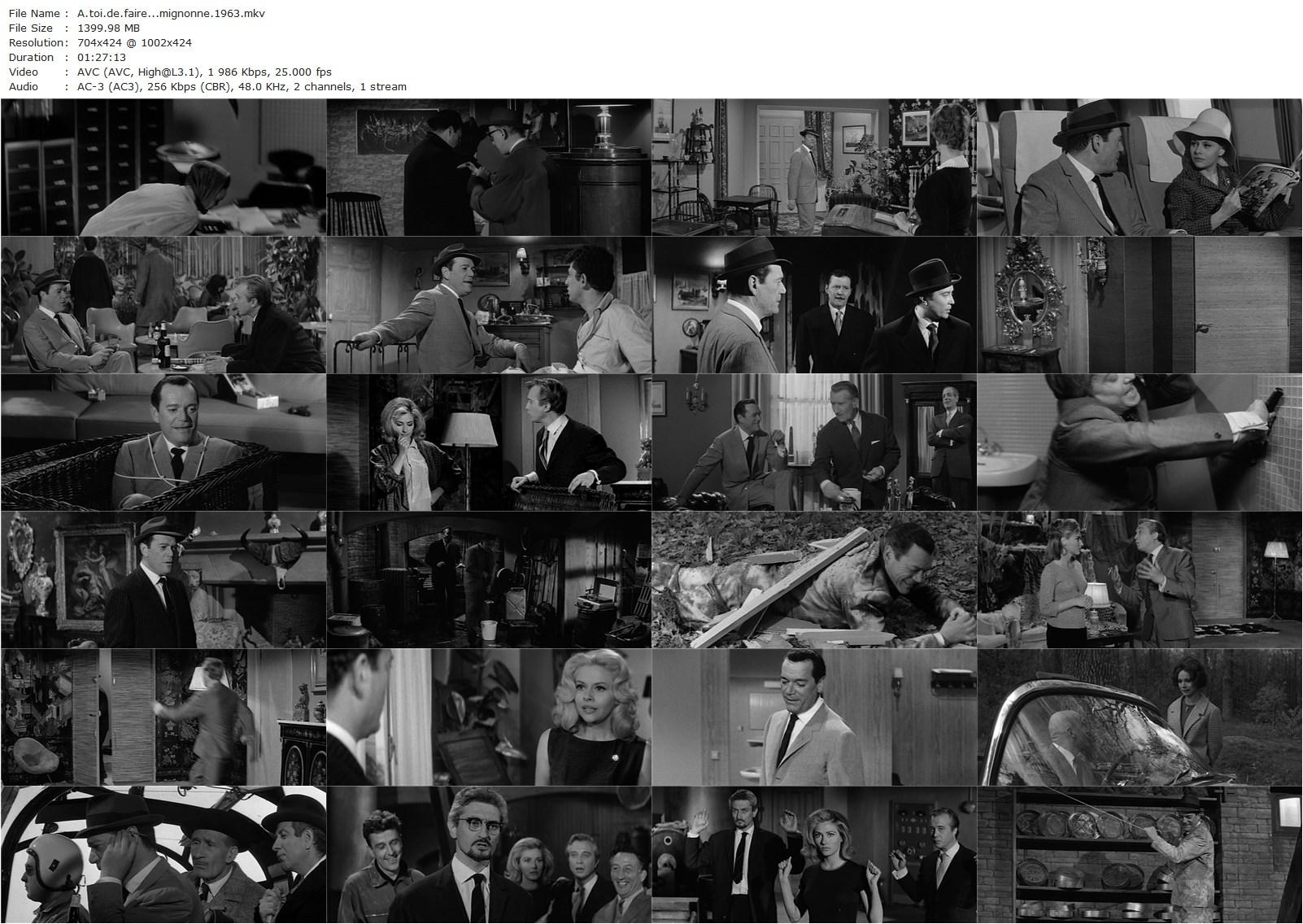 À toi de faire… mignonne (1963) Bernard Borderie, Eddie Constantine, Gaia Germani, Christiane Minazzoli-poster