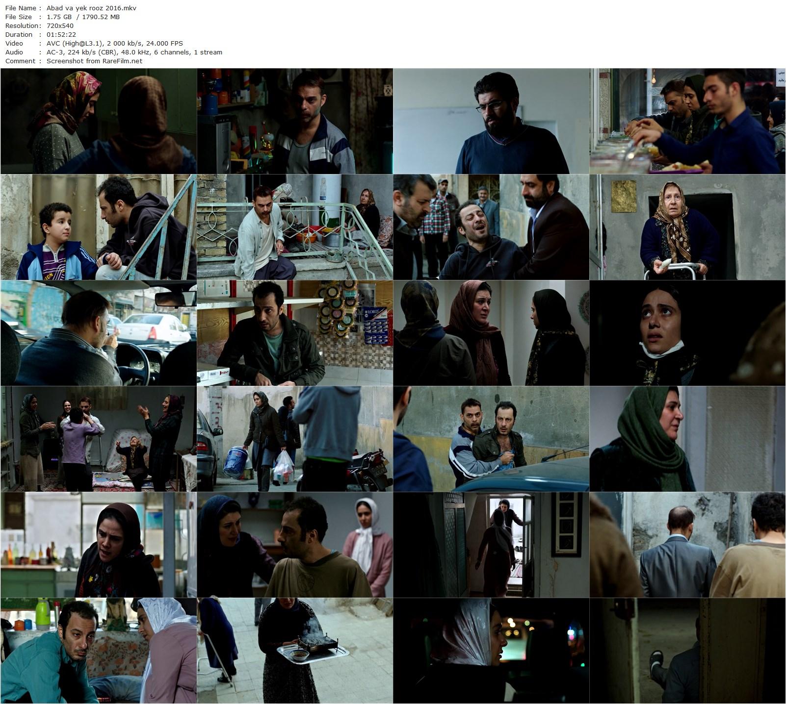 Abad va yek rooz / Life+1Day (2016) Saeed Roustayi, Peyman Moaadi, Navid Mohammadzadeh, Parinaz Izadyar-poster