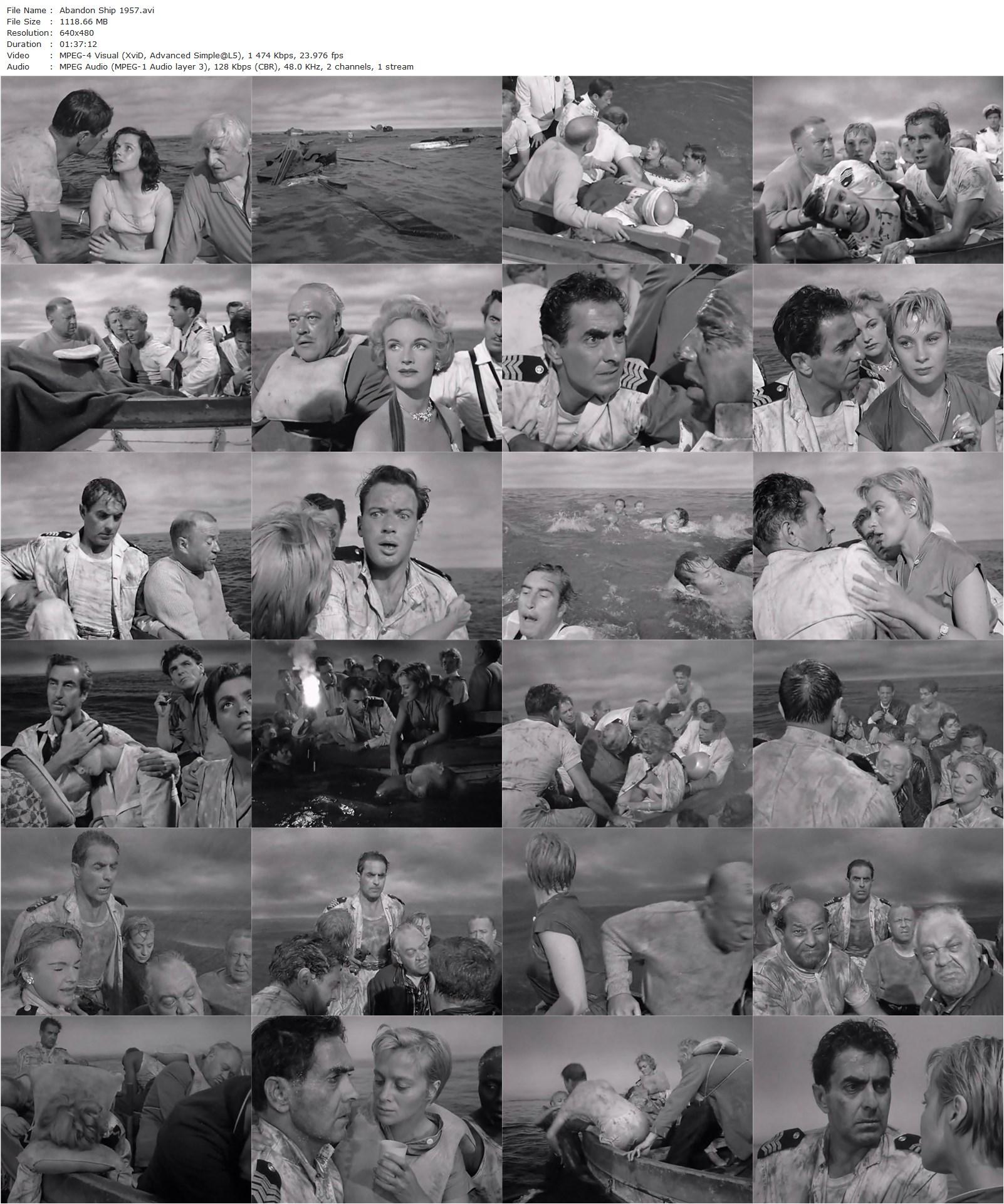 Seven Waves Away (1957) Richard Sale, Tyrone Power, Mai Zetterling, Lloyd Nolan-poster