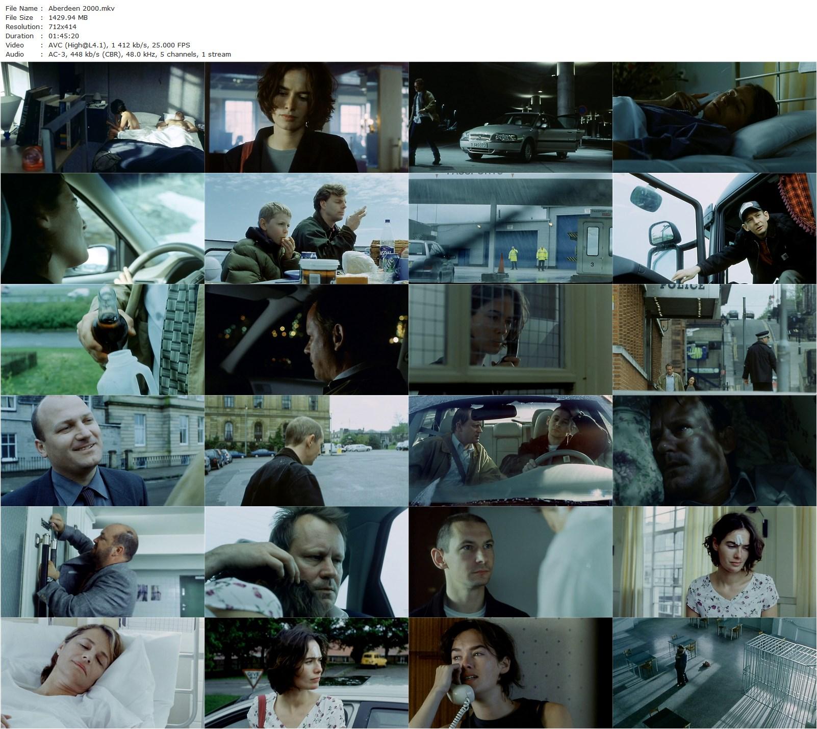 Aberdeen (2000) Hans Petter Moland, Stellan Skarsgård, Lena Headey, Jean Anderson-poster