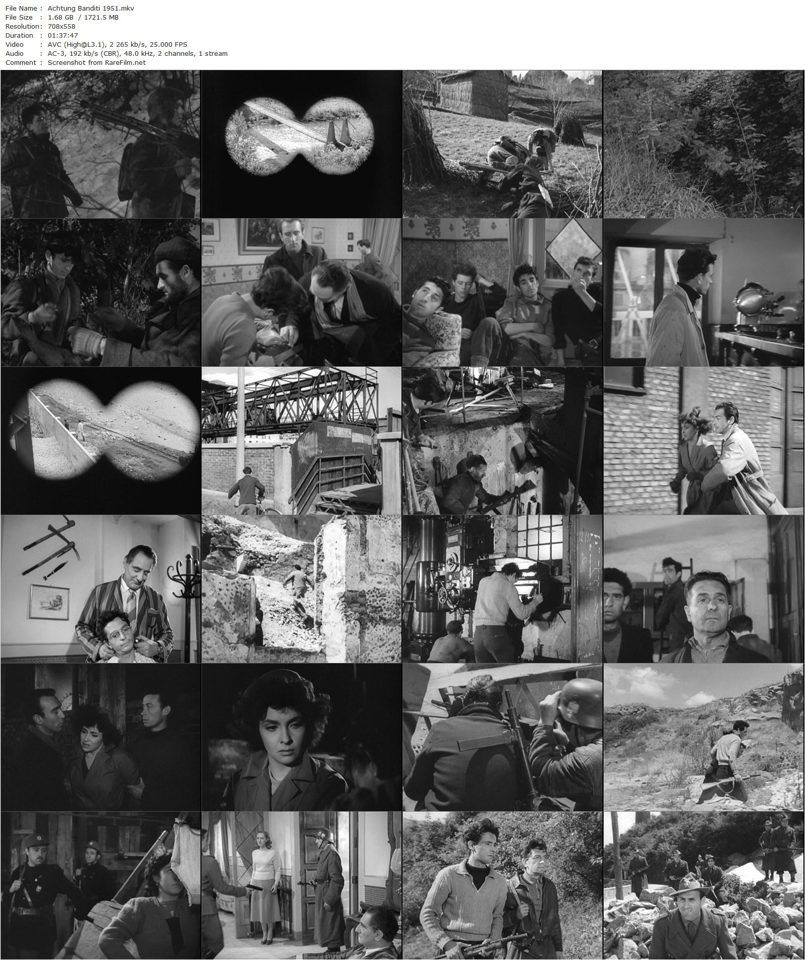 Achtung! Banditi! / Attention! Bandits! (1951)-poster