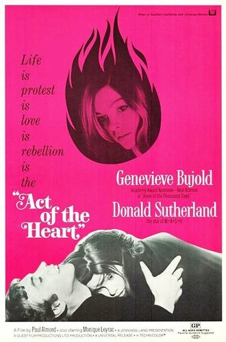 Act of the Heart (1970) Paul Almond, Geneviève Bujold, Donald Sutherland, Monique Leyrac