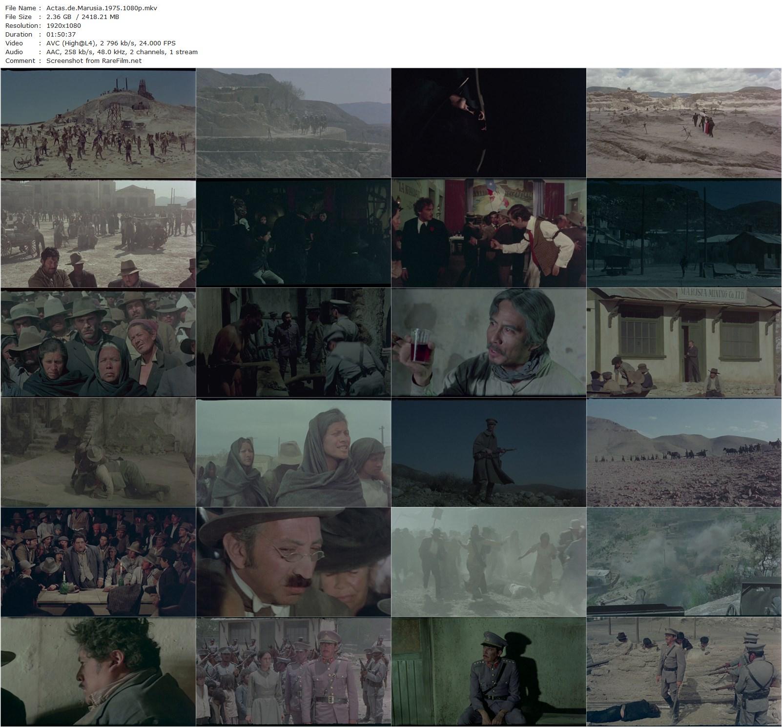 Letters from Marusia / Actas de Marusia (1976) Miguel Littin, Gian Maria Volontè, Diana Bracho, Claudio Obregón-poster