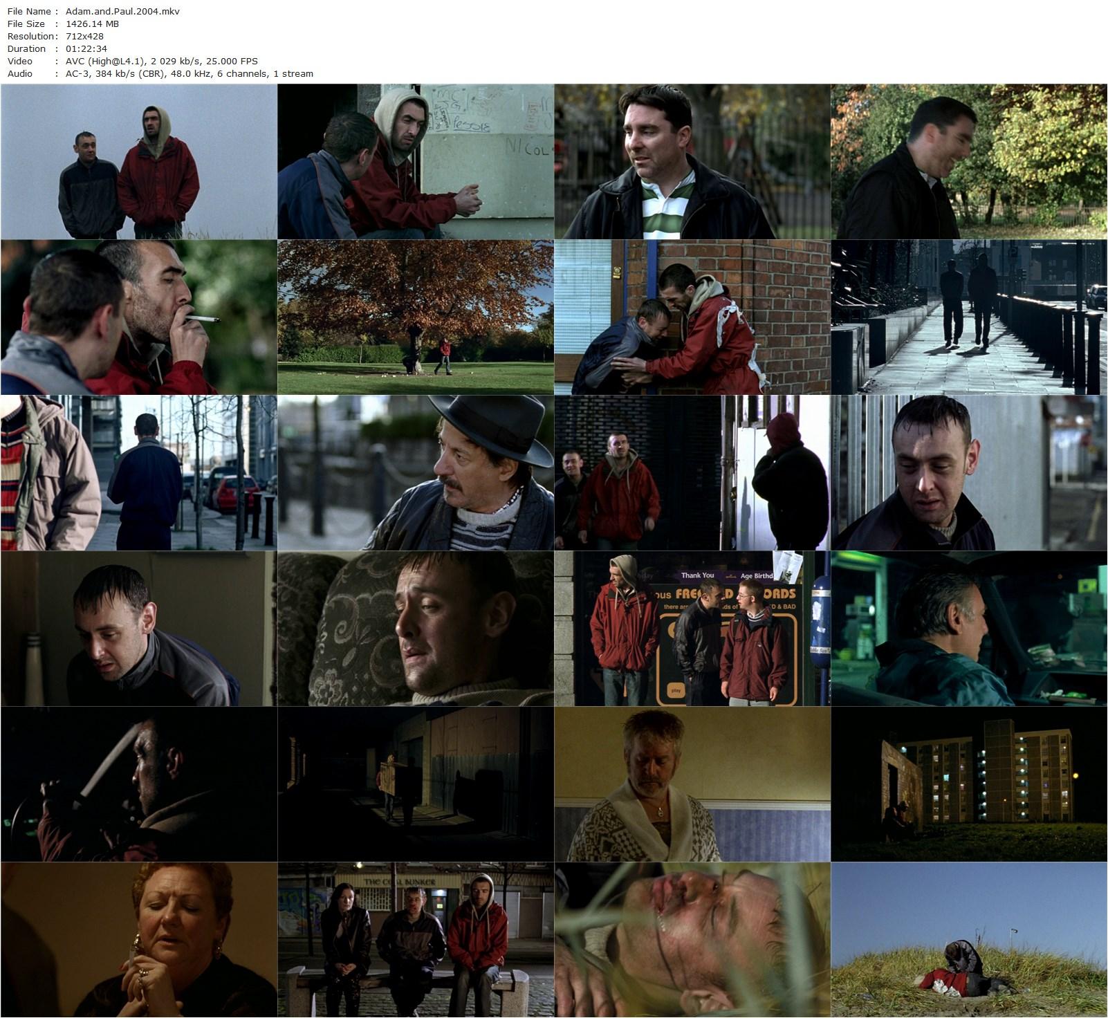 Adam and Paul (2004) Lenny Abrahamson, Tom Murphy, Mark O’Halloran, Gavin Dowdall-poster