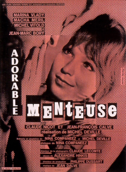 Adorable menteuse / Adorable Liar (1962) Michel Deville, Marina Vlady, Macha Méril, Michel Vitold