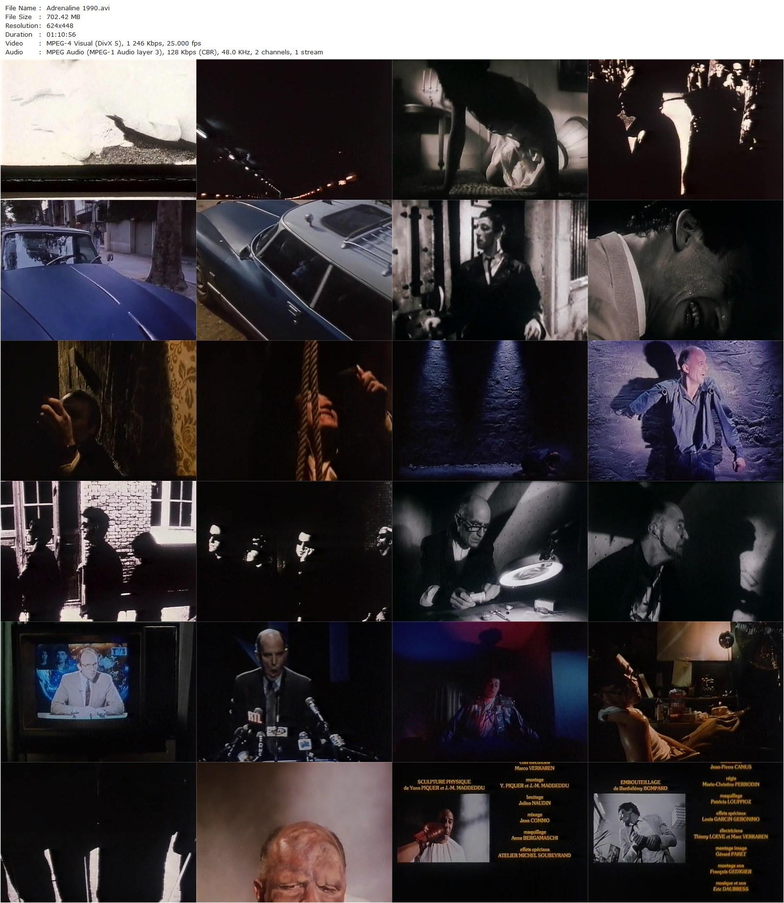 Adrénaline (1990) Anita Assal, Barthélémy Bompard-poster