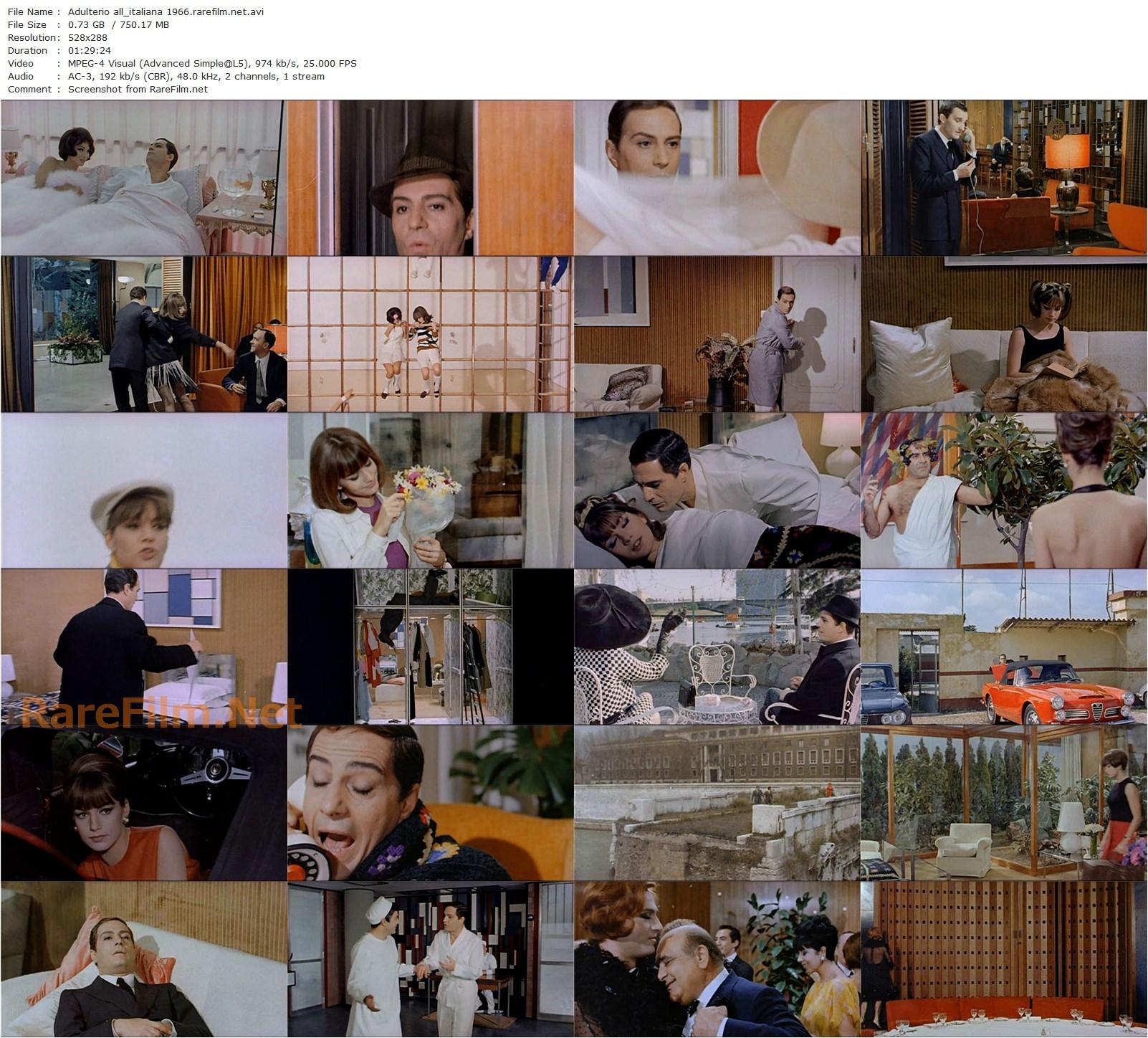 Adultery Italian Style / Adulterio all’italiana (1966) Pasquale Festa Campanile, Catherine Spaak, Nino Manfredi, Vittorio Caprioli-poster