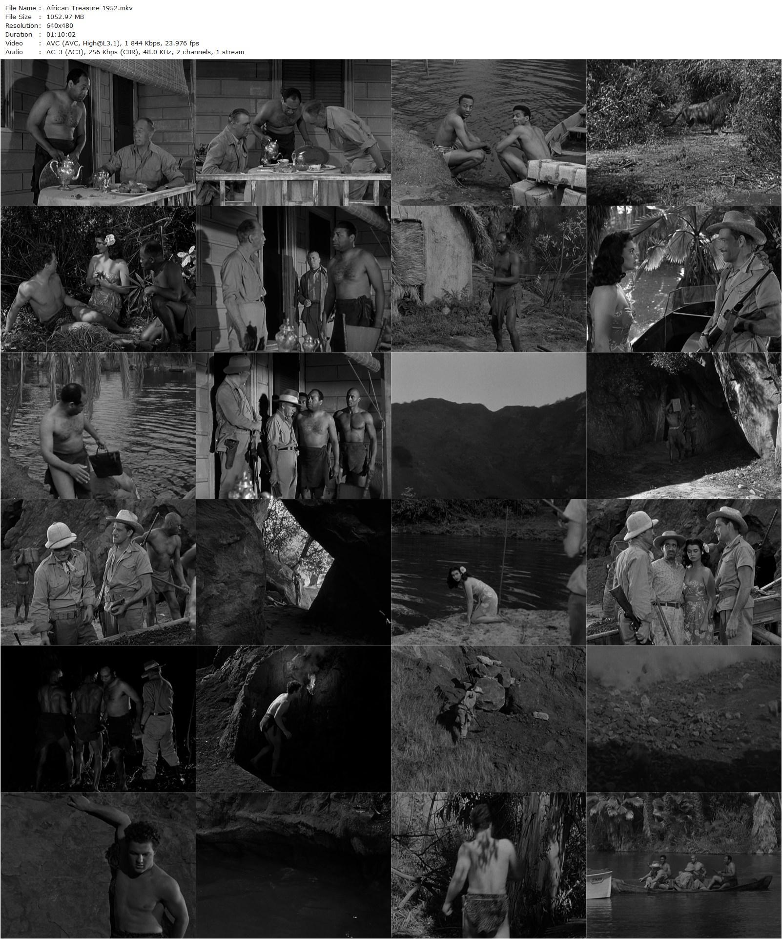 African Treasure (1952) Ford Beebe, Johnny Sheffield, Laurette Luez, Martin Garralaga-poster