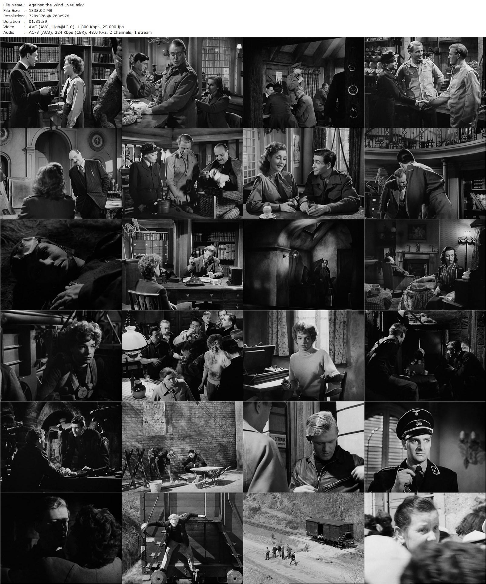 Against the Wind (1948) Charles Crichton, Robert Beatty, Simone Signoret, Jack Warner-poster