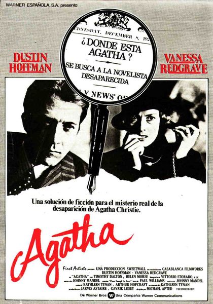 Agatha (1979) Michael Apted, Dustin Hoffman, Vanessa Redgrave, Timothy Dalton, Drama, Mystery, Thriller