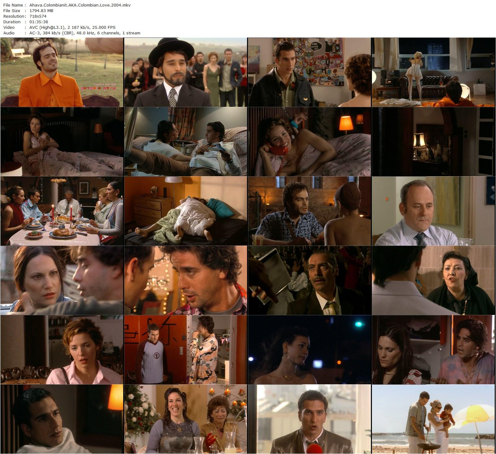 Colombian Love AKA Ahava Colombianit (2004) Shay Kanot, Yael Appleboum, Mili Avital, Yael Badash-poster