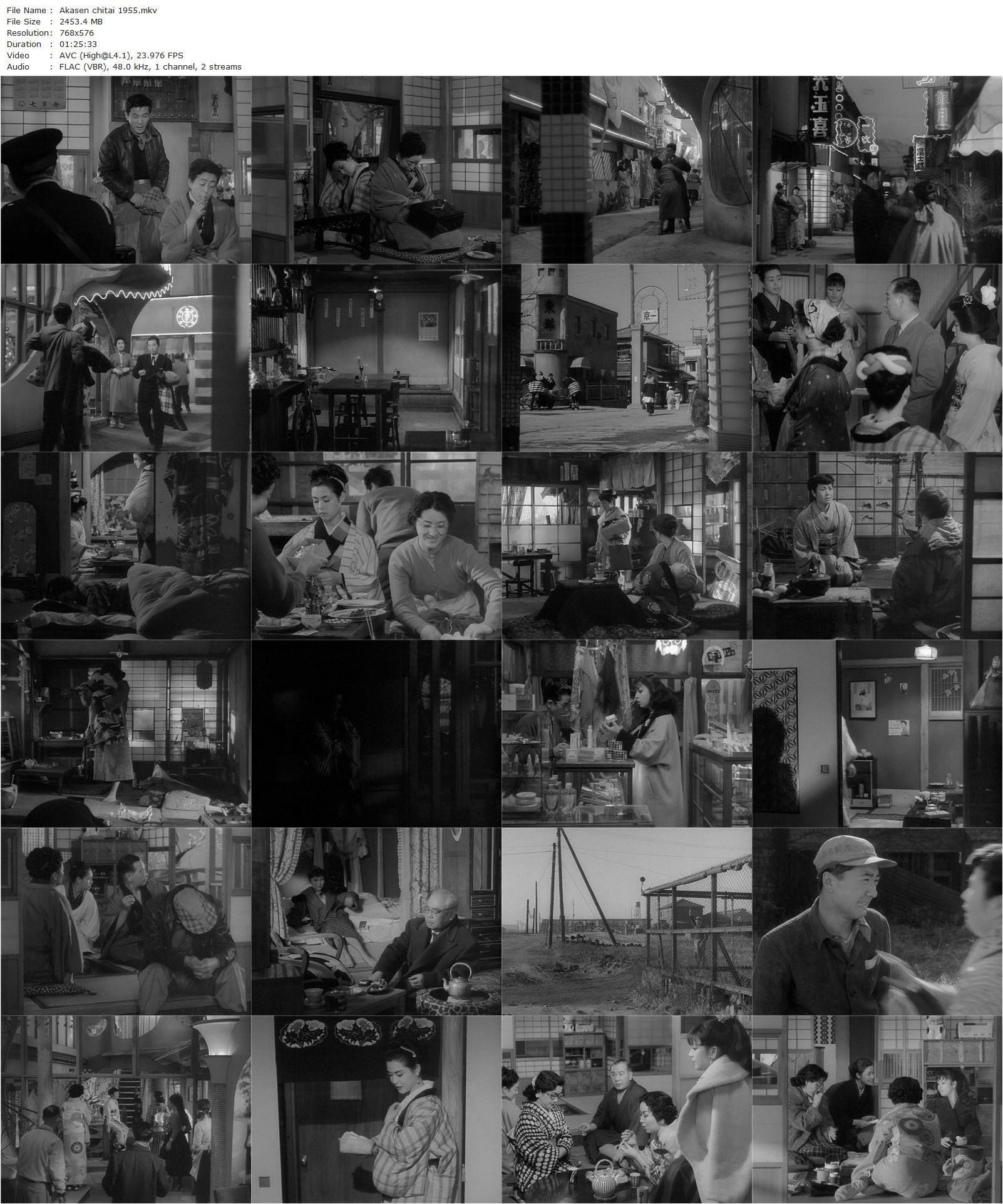 Street of Shame AKA Akasen Chitai (1956) Kenji Mizoguchi, Machiko Kyô, Aiko Mimasu, Ayako Wakao-poster