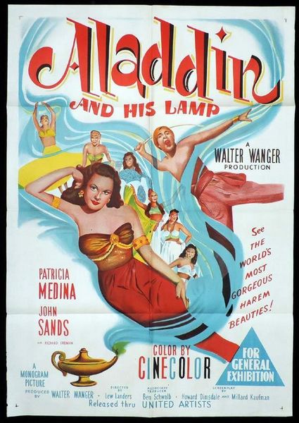 Aladdin and His Lamp (1952) Lew Landers, Johnny Sands, Patricia Medina, Richard Erdman, Adventure, Family, Fantasy