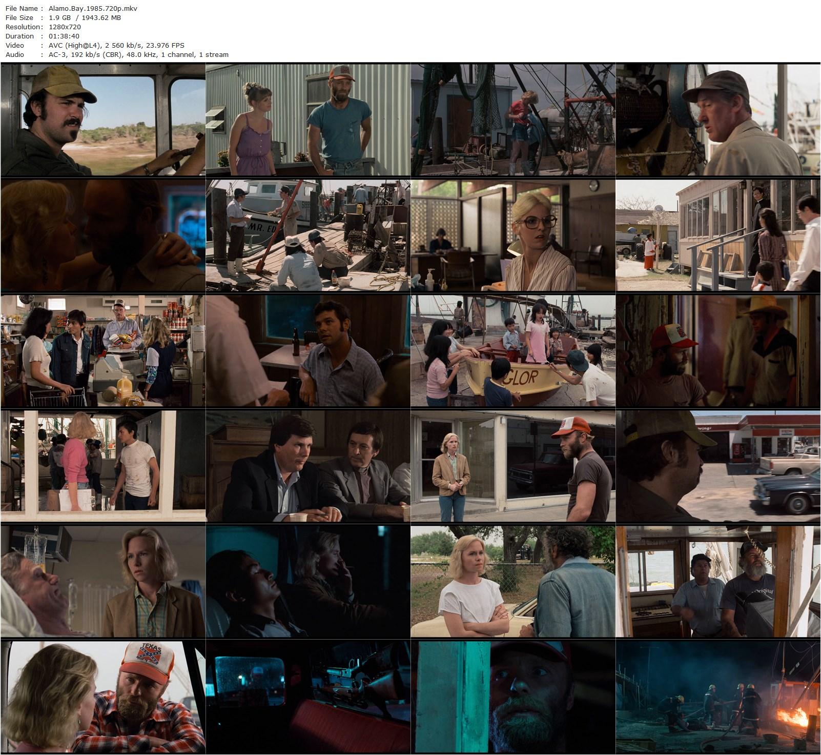 Alamo Bay (1985) Louis Malle, Amy Madigan, Ed Harris, Ho Nguyen-poster