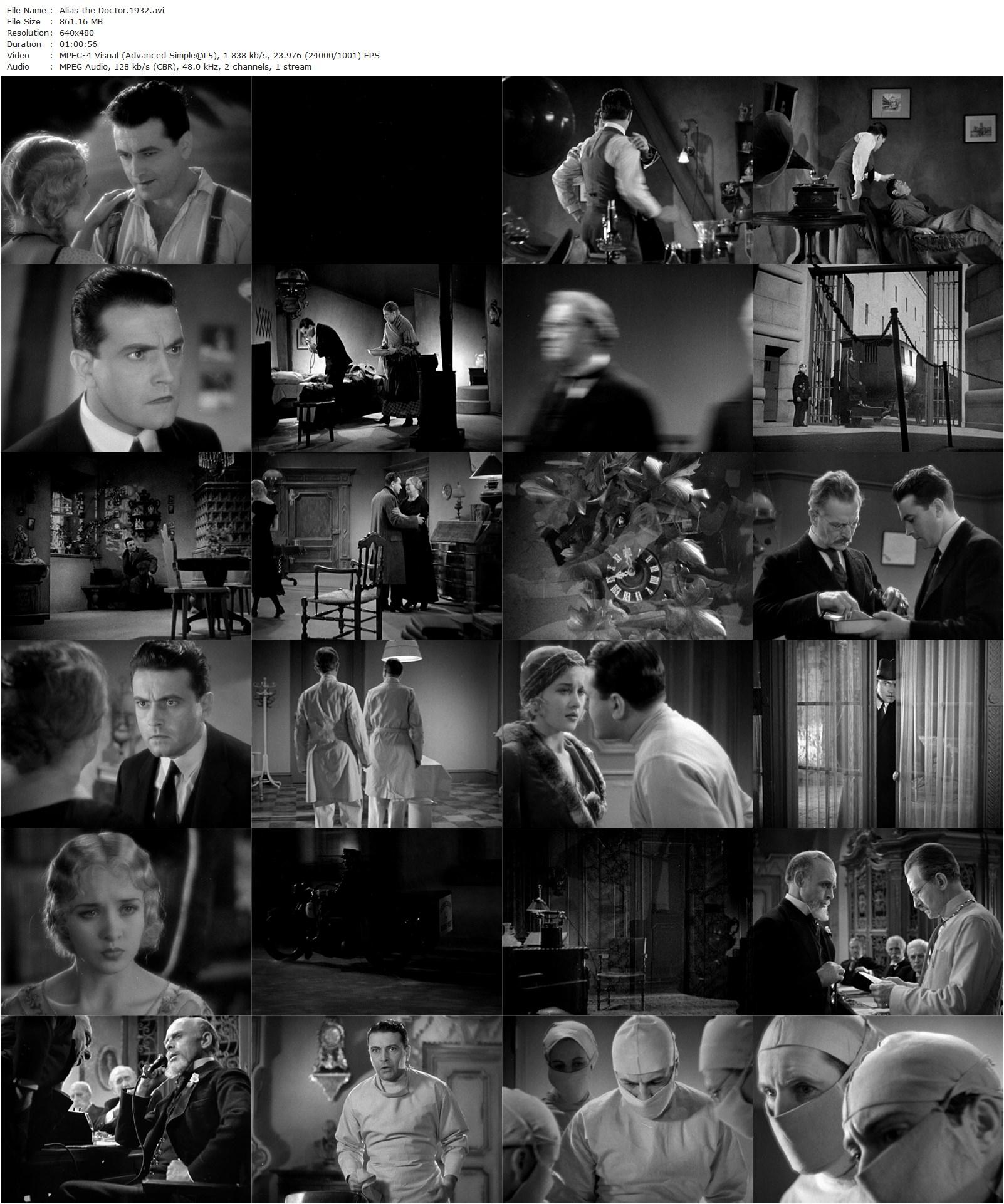 Alias the Doctor (1932) Michael Curtiz, Lloyd Bacon, Richard Barthelmess, Marian Marsh, Norman Foster-poster