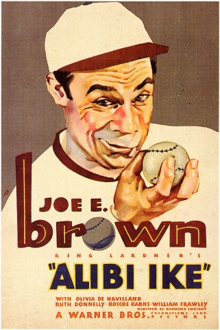 Alibi Ike (1935) Ray Enright, Joe E. Brown, Olivia de Havilland, Ruth Donnelly, Comedy, Romance, Sport
