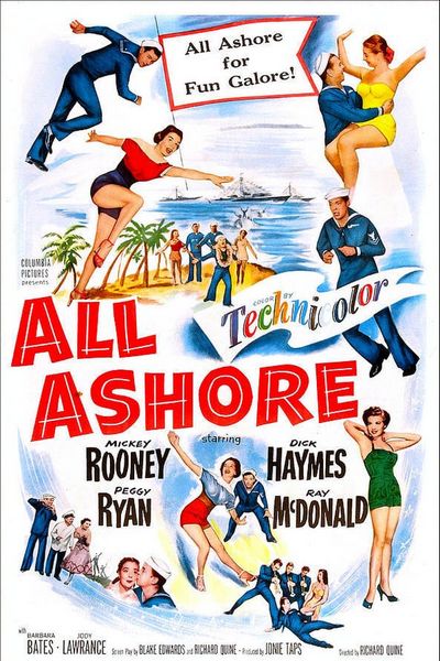 All Ashore (1953) Richard Quine, Mickey Rooney, Dick Haymes, Peggy Ryan
