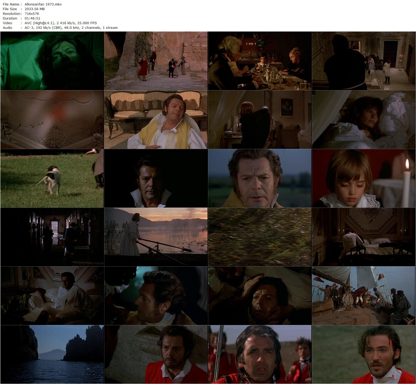 Allonsanfan (1974) Paolo Taviani, Vittorio Taviani, Marcello Mastroianni, Lea Massari, Mimsy Farmer-poster