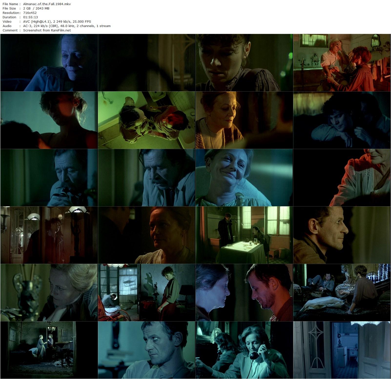 Almanac of Fall / Öszi almanach (1984) Béla Tarr, Hédi Temessy, Erika Bodnár, Miklós Székely B.-poster