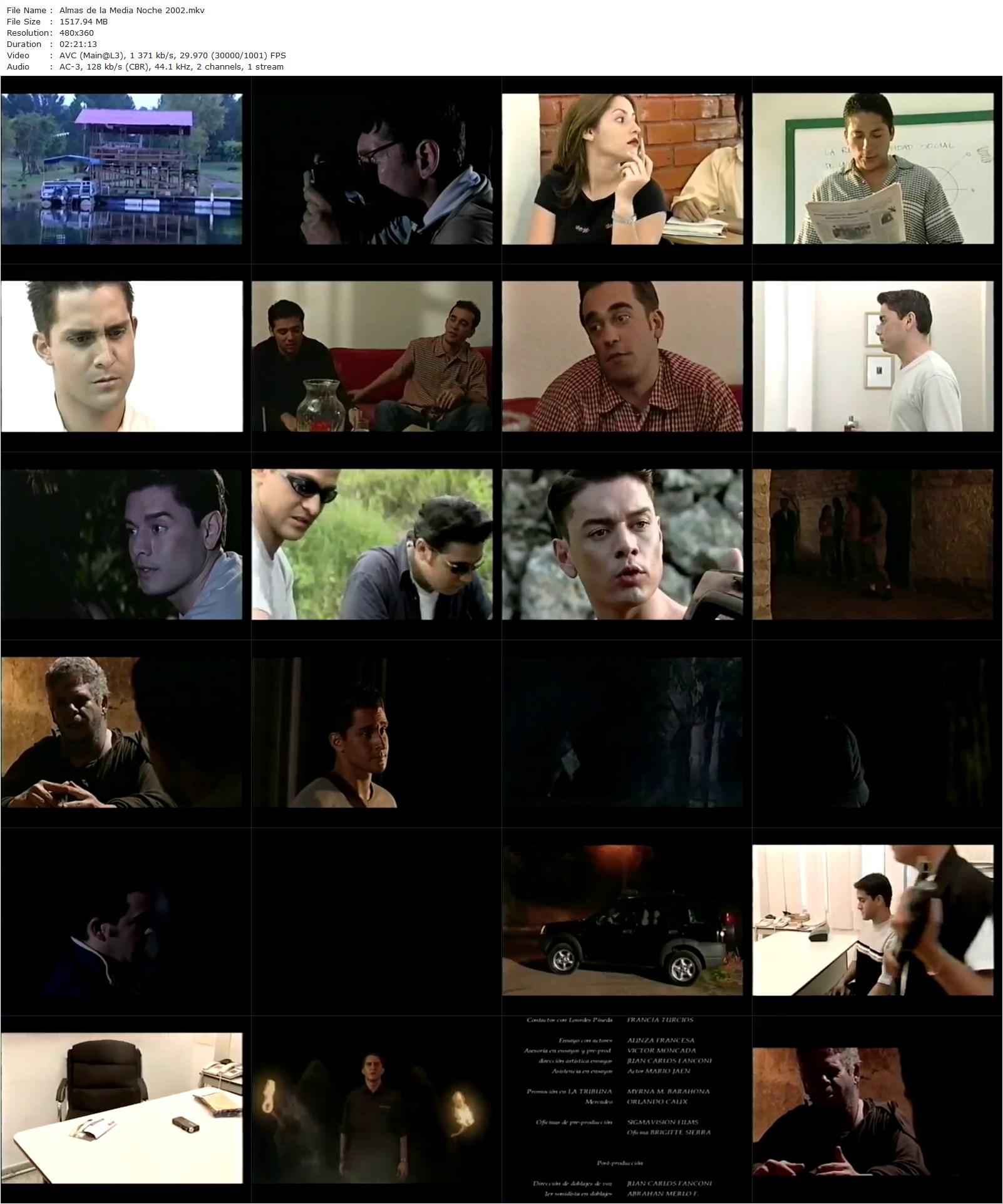 Almas de la Media Noche (2002) Juan Carlos Fanconi, Juan Fernando Lobo, Reynaldo Melara, Lourdes Pineda-poster