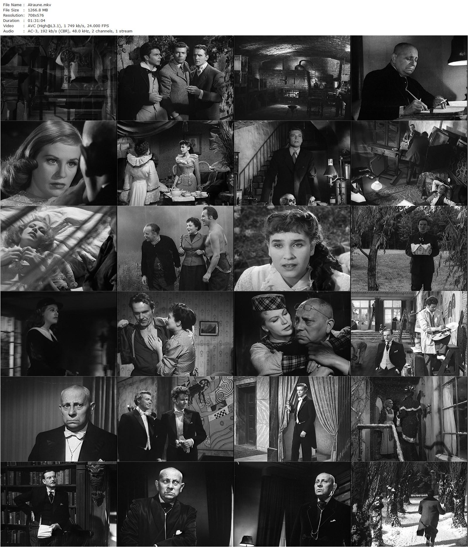 Unnatural / Alraune (1952) Arthur Maria Rabenalt, Hildegard Knef, Erich von Stroheim, Karlheinz Böhm-poster