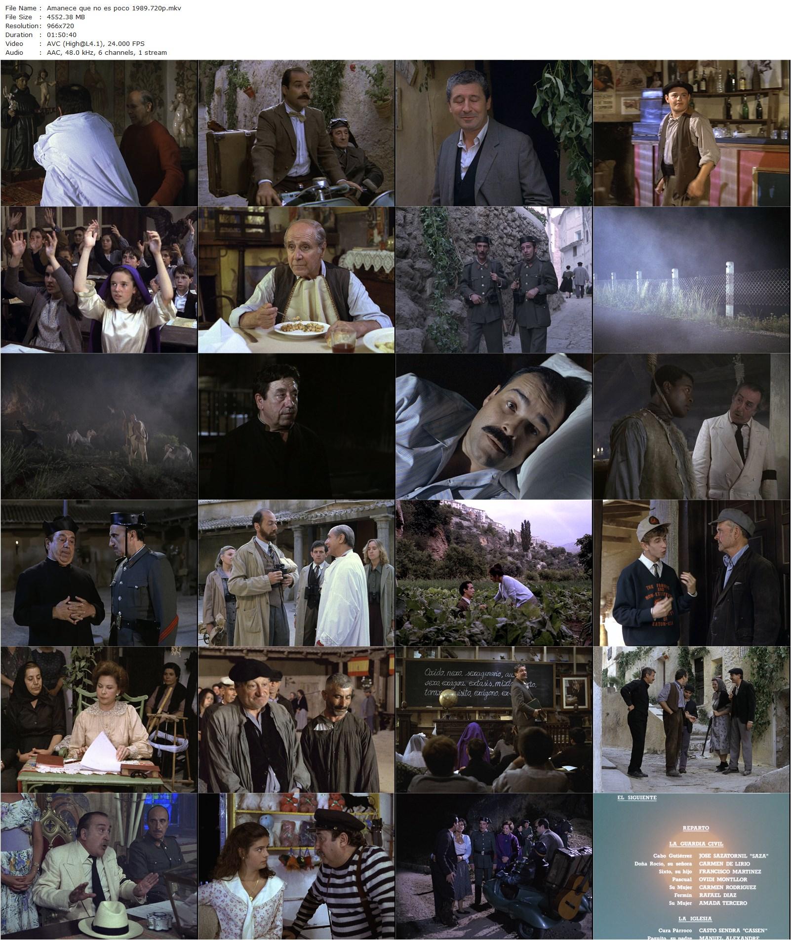 Dawn Breaks, Which Is No Small Thing AKA Amanece, que no es poco (1989) José Luis Cuerda, José Sazatornil, Carmen de Lirio, Francisco Martínez-poster