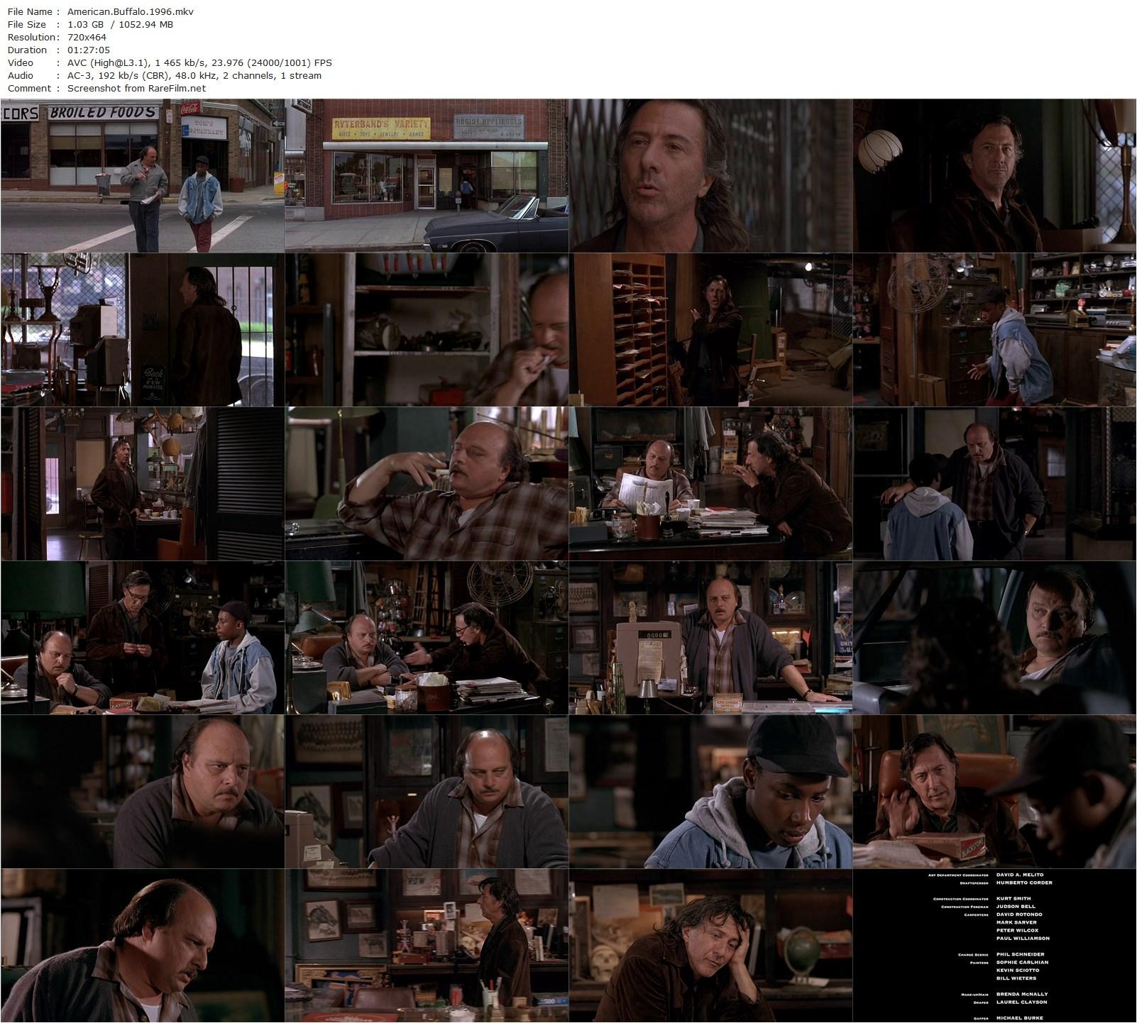 American Buffalo (1996) Michael Corrente, Dustin Hoffman, Dennis Franz, Sean Nelson-poster