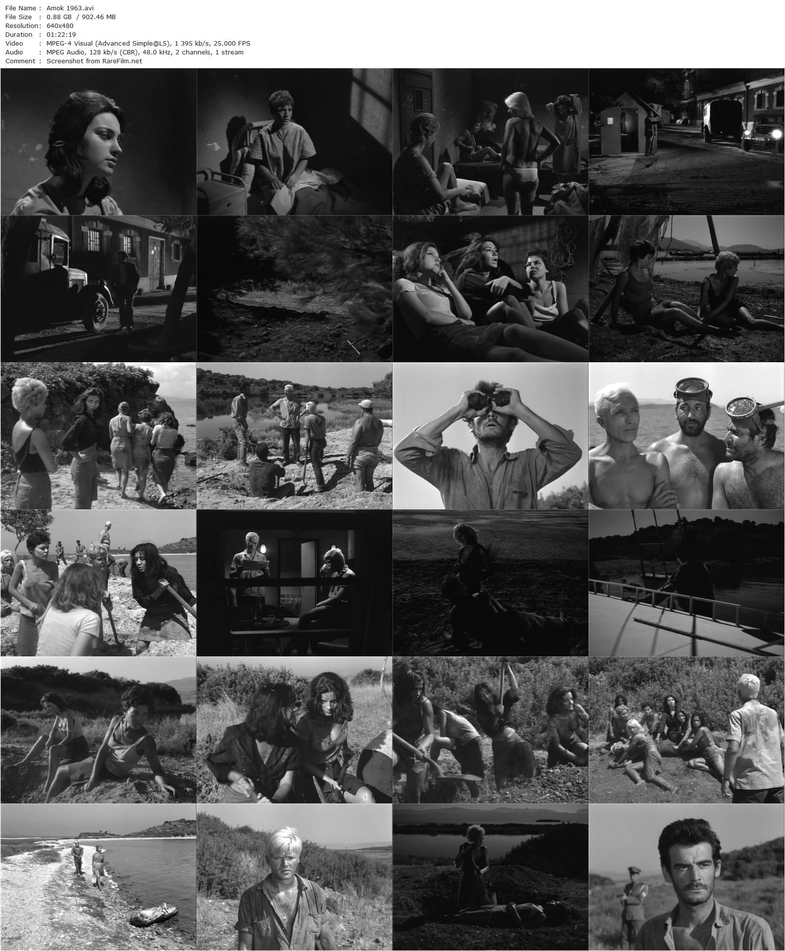 The Rape / Amok (1963) Dinos Dimopoulos, Floretta Zana, Lefteris Vournas, Anna Veneti-poster