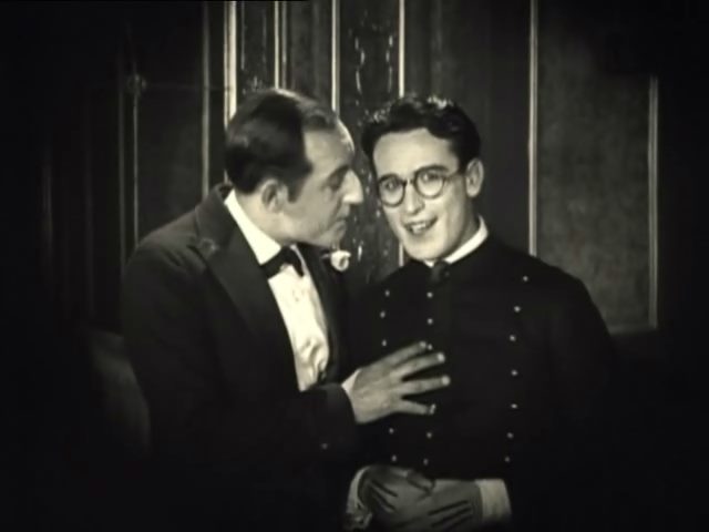 Among Those Present (1921) Fred C. Newmeyer, Harold Lloyd, Mildred Davis, Aggie Herring, Comedy, Short-poster