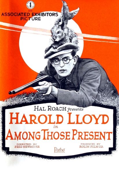 Among Those Present (1921) Fred C. Newmeyer, Harold Lloyd, Mildred Davis, Aggie Herring, Comedy, Short