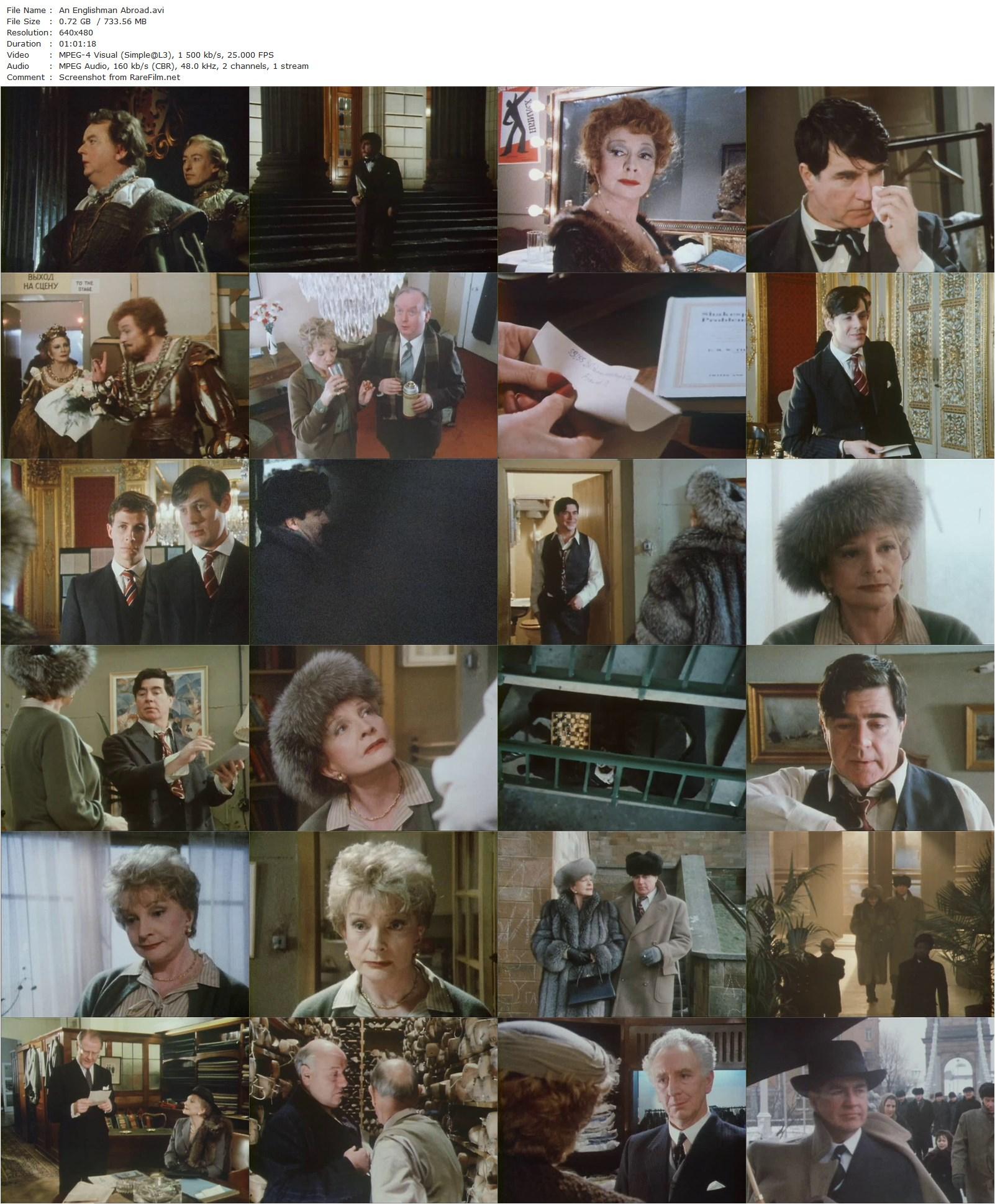 An Englishman Abroad (1983) John Schlesinger, Alan Bates, Coral Browne, Charles Gray-poster